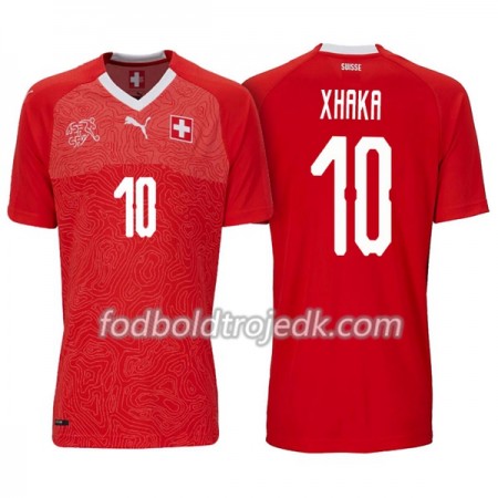 Schweiz VM 2018 Xhaka 10 Hjemme - Fodboldtrøjer(S/S) Schweiz VM 2018 Xhaka 10 Hjemme - Fodboldtrøjer(S/S)
